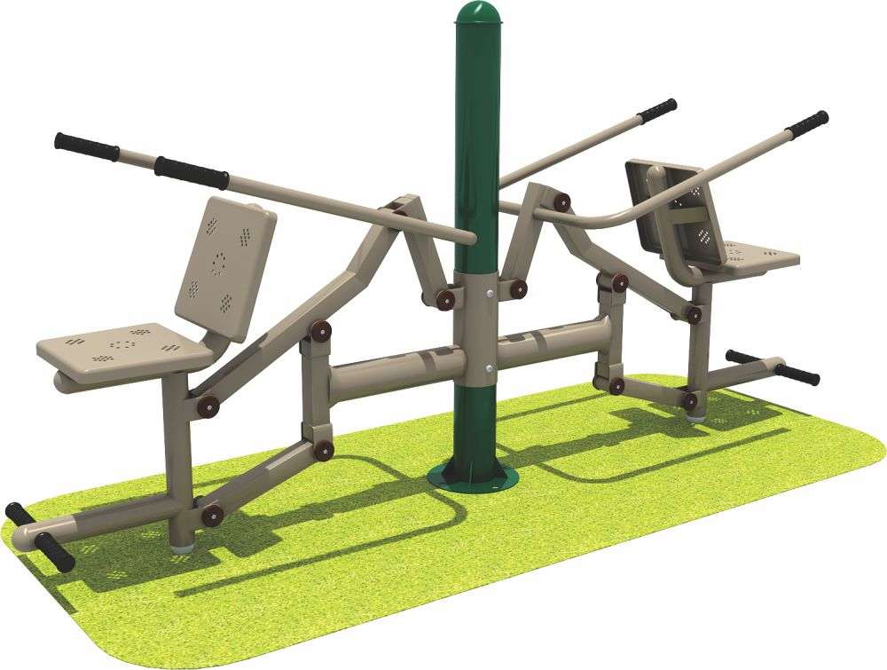 优游国际(中国)UB8运动健身器材 双人坐压器